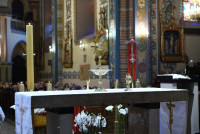 Młodzież dekanatu lubranieckiego i parafianie z Lubrańca na drodze synodalnej