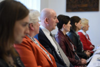 Młodzież dekanatu lubranieckiego i parafianie z Lubrańca na drodze synodalnej