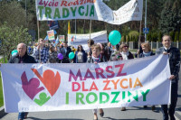 Ulicami Włocławka przeszedł Marsz dla Życia i Rodziny