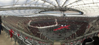 Młodzież z dekanatu tureckiego na Stadionie Młodych w Warszawie