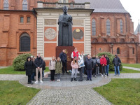 Jubileuszowa pielgrzymka uczniów z Kowala do Włocławka