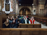 Jubileuszowa pielgrzymka uczniów z Kowala do Włocławka