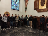 Jubileuszowa pielgrzymka uczniów z Kowala do Włocławka