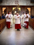 Turek: bp Mering przewodniczył Eucharystii na zakończenie kolędy w parafii św. Barbary