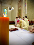 Turek: bp Mering przewodniczył Eucharystii na zakończenie kolędy w parafii św. Barbary