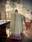 Turek: bp Mering przewodniczył Eucharystii na zakończenie kolędy w parafii św. Barbary