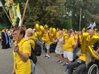Pierwsza kolumna Pieszej Pielgrzymki Diecezji Włocławskiej dotarła na Jasną Górę