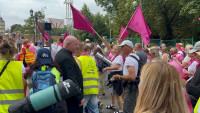 Pierwsza kolumna Pieszej Pielgrzymki Diecezji Włocławskiej dotarła na Jasną Górę