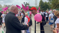 Pierwsza kolumna Pieszej Pielgrzymki Diecezji Włocławskiej dotarła na Jasną Górę