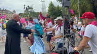 Pierwsza kolumna Pieszej Pielgrzymki Diecezji Włocławskiej dotarła na Jasną Górę