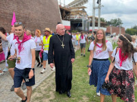 Pierwsza kolumna Pieszej Pielgrzymki Diecezji Włocławskiej dotarła na Jasną Górę