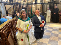 Pierwsza kolumna Pieszej Pielgrzymki Diecezji Włocławskiej dotarła na Jasną Górę