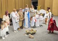 Jasełka w wykonaniu dzieci ze świetlicy Caritas
