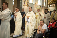 Biskup włocławski spotkał się z uczestnikami oazy chorych i niepełnosprawnych