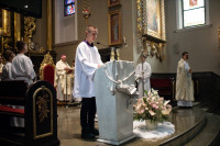 Biskup włocławski spotkał się z uczestnikami oazy chorych i niepełnosprawnych